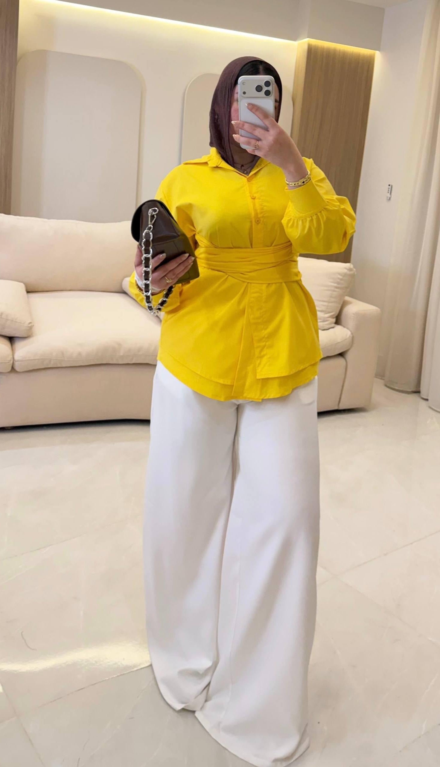 بنطلون وايد ايج